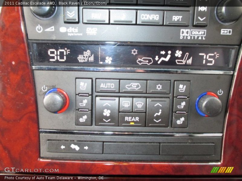 Black Raven / Ebony/Ebony 2011 Cadillac Escalade AWD
