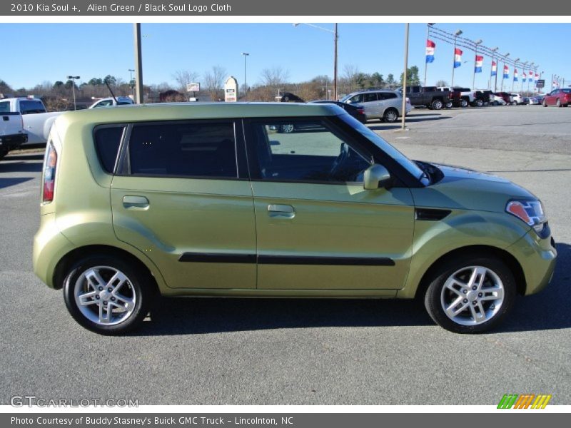 Alien Green / Black Soul Logo Cloth 2010 Kia Soul +