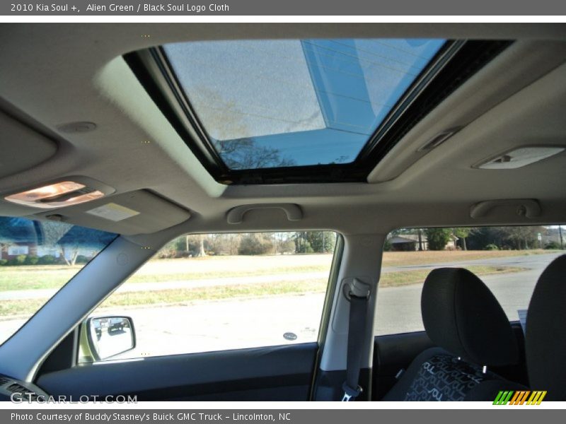 Alien Green / Black Soul Logo Cloth 2010 Kia Soul +