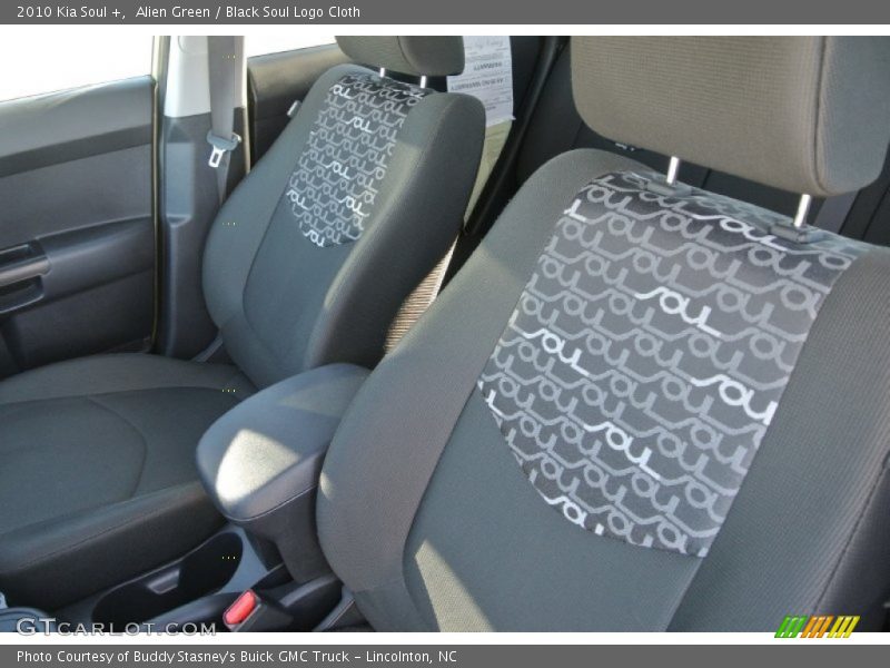 Alien Green / Black Soul Logo Cloth 2010 Kia Soul +