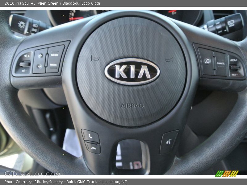 Alien Green / Black Soul Logo Cloth 2010 Kia Soul +