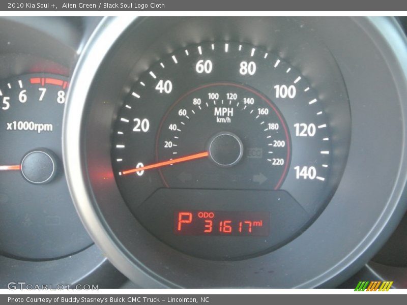 Alien Green / Black Soul Logo Cloth 2010 Kia Soul +