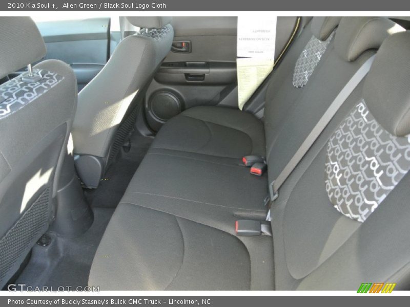 Alien Green / Black Soul Logo Cloth 2010 Kia Soul +