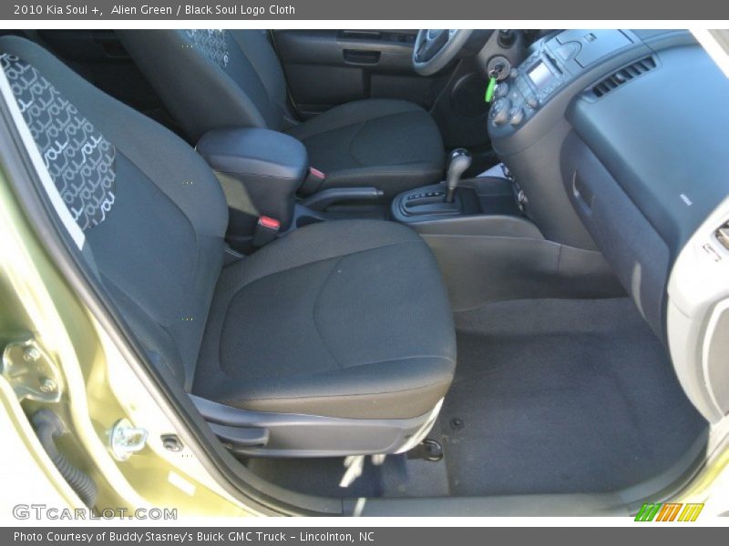 Alien Green / Black Soul Logo Cloth 2010 Kia Soul +
