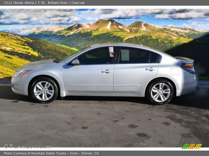 Brilliant Silver / Charcoal 2012 Nissan Altima 3.5 SR