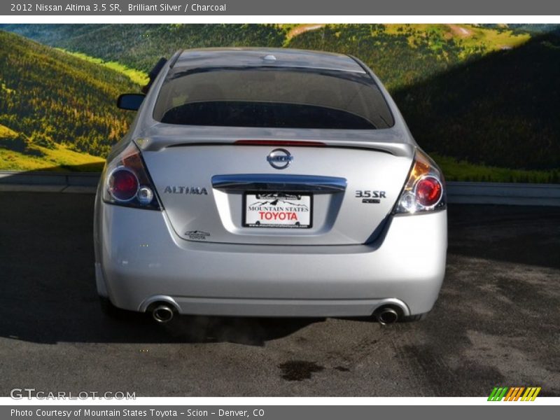 Brilliant Silver / Charcoal 2012 Nissan Altima 3.5 SR