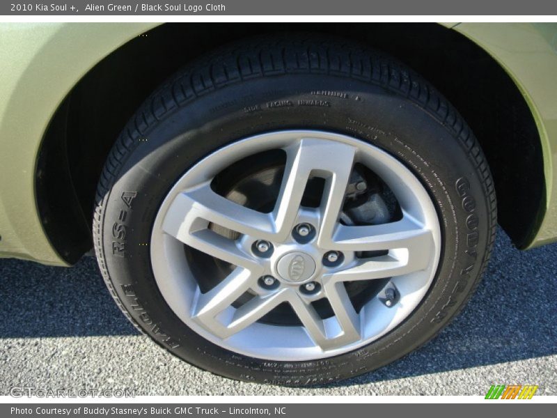 Alien Green / Black Soul Logo Cloth 2010 Kia Soul +