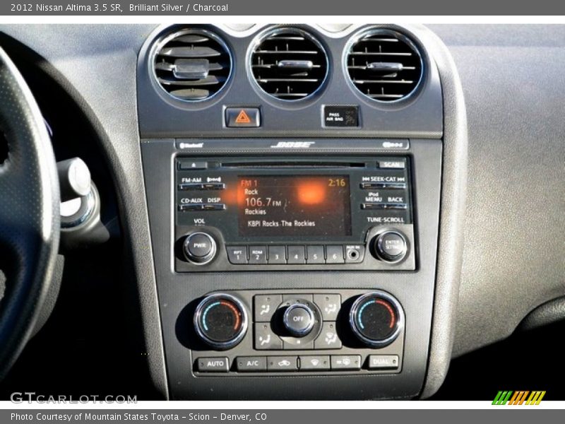 Brilliant Silver / Charcoal 2012 Nissan Altima 3.5 SR