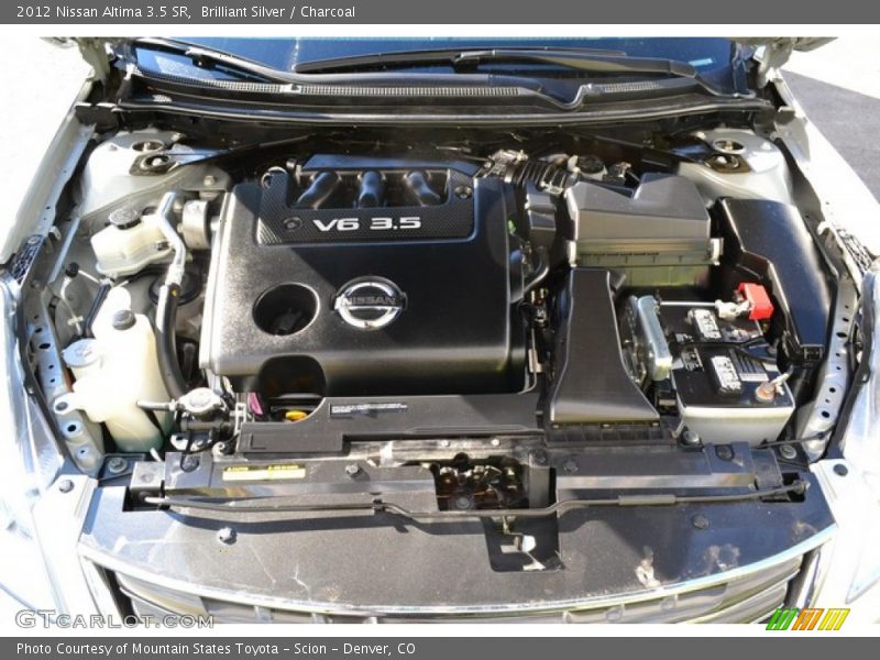 Brilliant Silver / Charcoal 2012 Nissan Altima 3.5 SR
