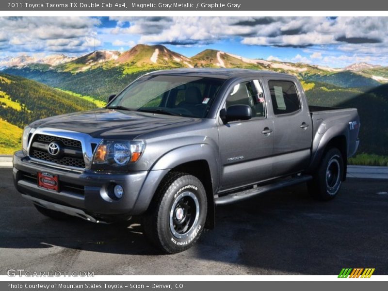 Magnetic Gray Metallic / Graphite Gray 2011 Toyota Tacoma TX Double Cab 4x4