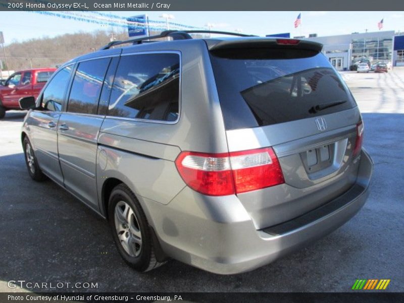 Ocean Mist Metallic / Gray 2005 Honda Odyssey EX-L