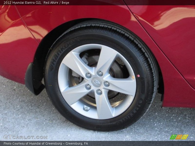Red Allure / Beige 2012 Hyundai Elantra GLS