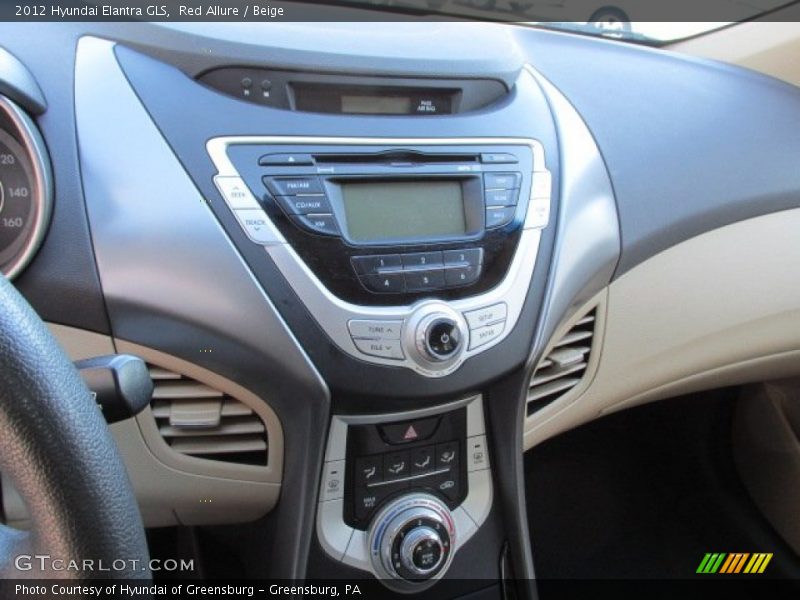 Red Allure / Beige 2012 Hyundai Elantra GLS