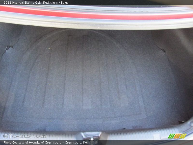 Red Allure / Beige 2012 Hyundai Elantra GLS
