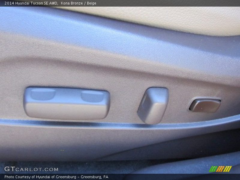 Kona Bronze / Beige 2014 Hyundai Tucson SE AWD