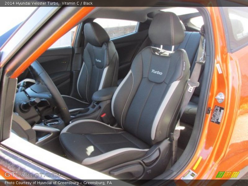 Front Seat of 2014 Veloster Turbo