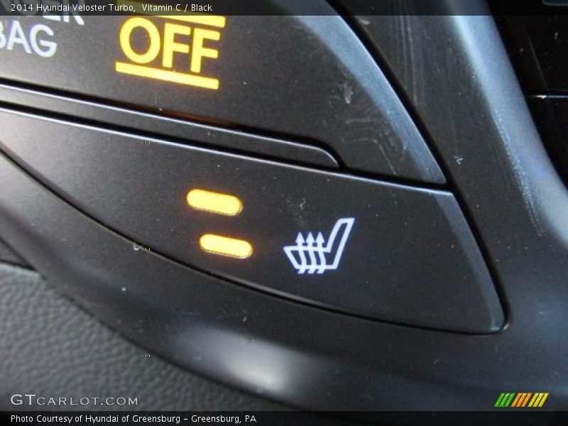 Vitamin C / Black 2014 Hyundai Veloster Turbo