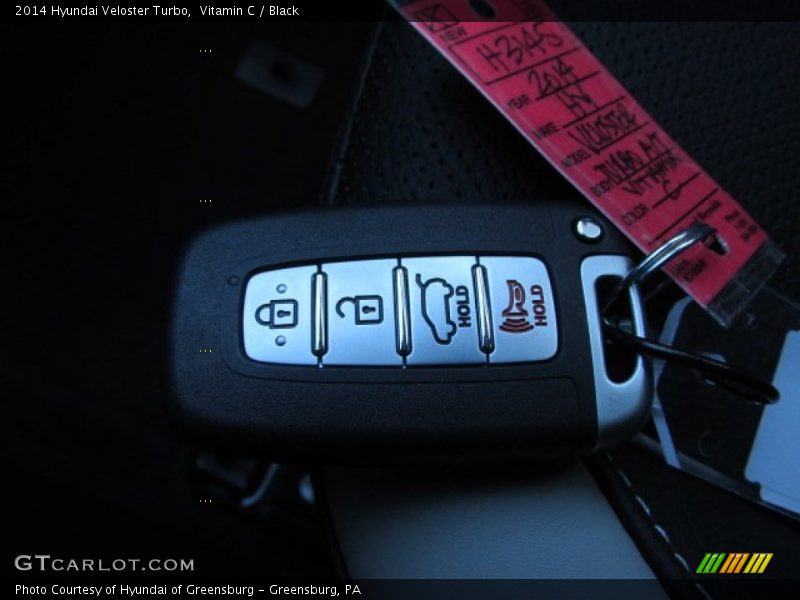 Keys of 2014 Veloster Turbo