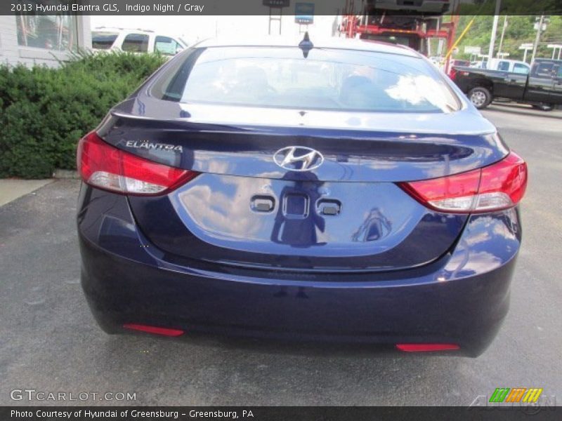 Indigo Night / Gray 2013 Hyundai Elantra GLS