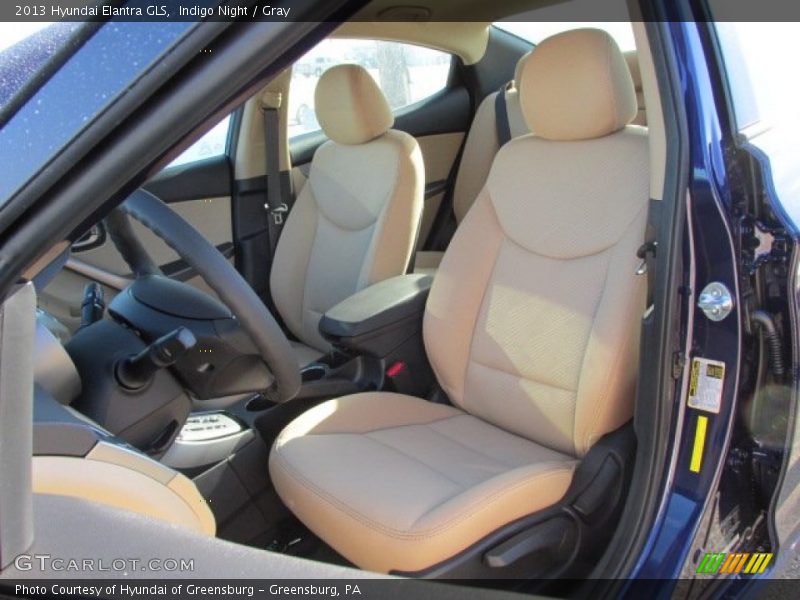Indigo Night / Gray 2013 Hyundai Elantra GLS