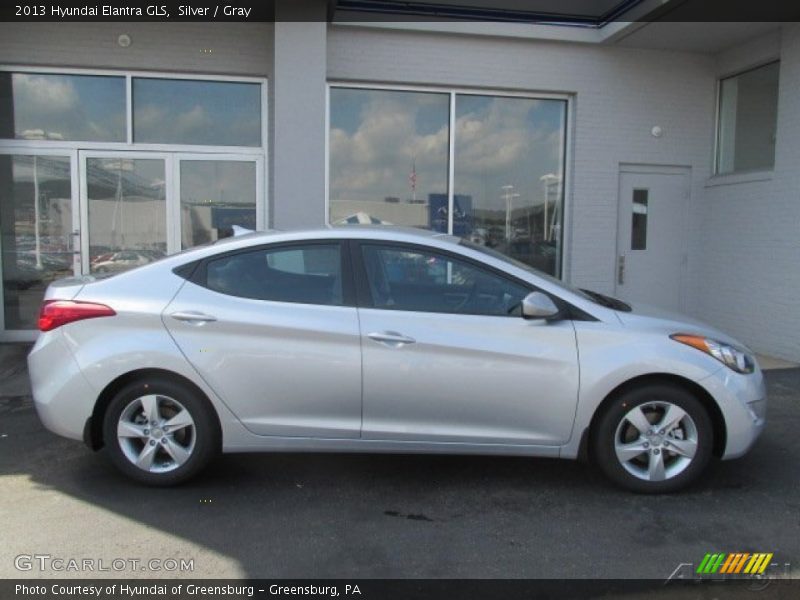Silver / Gray 2013 Hyundai Elantra GLS