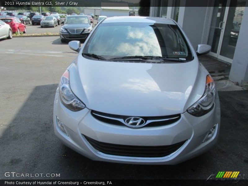 Silver / Gray 2013 Hyundai Elantra GLS