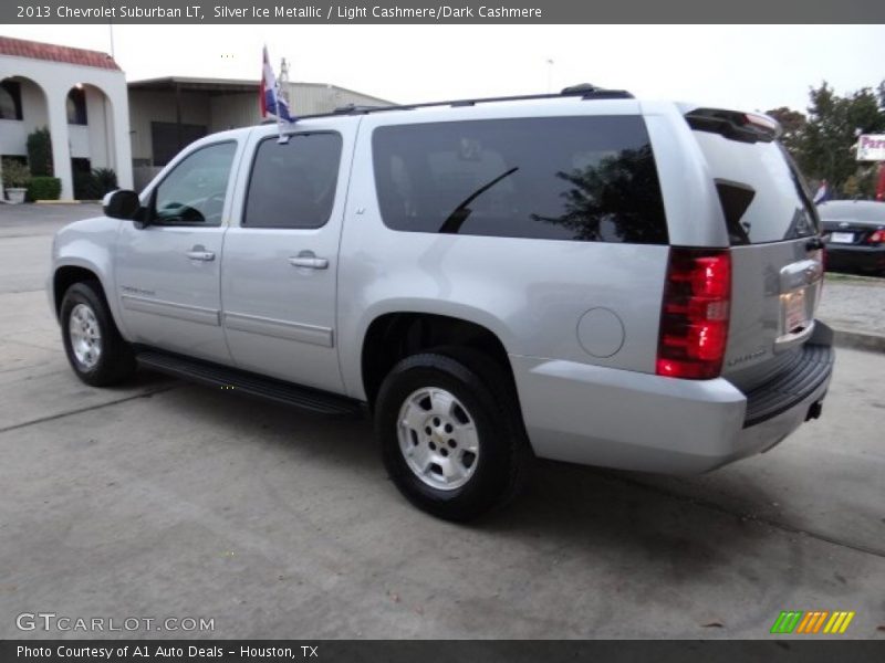 Silver Ice Metallic / Light Cashmere/Dark Cashmere 2013 Chevrolet Suburban LT