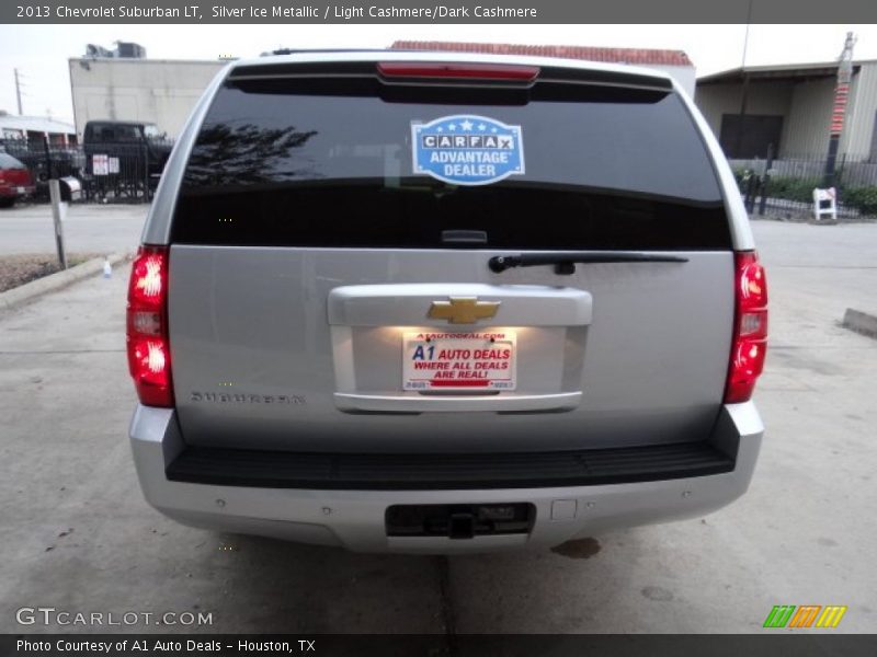 Silver Ice Metallic / Light Cashmere/Dark Cashmere 2013 Chevrolet Suburban LT