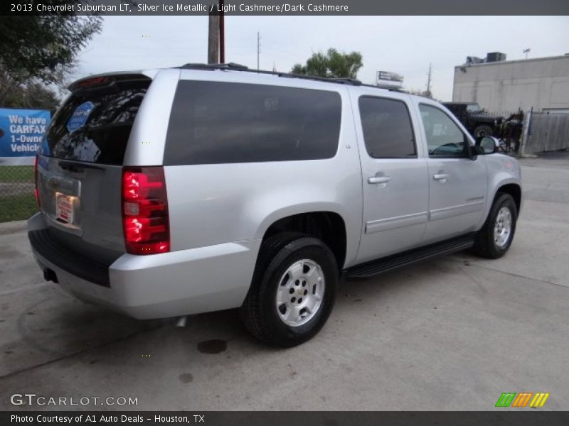 Silver Ice Metallic / Light Cashmere/Dark Cashmere 2013 Chevrolet Suburban LT