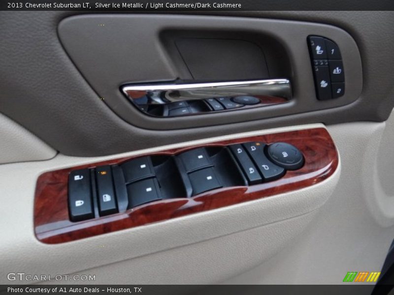 Silver Ice Metallic / Light Cashmere/Dark Cashmere 2013 Chevrolet Suburban LT