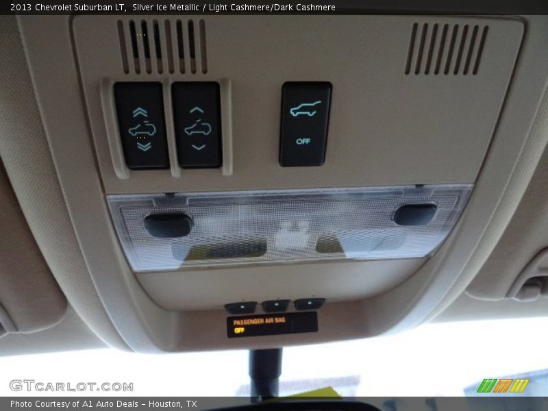 Silver Ice Metallic / Light Cashmere/Dark Cashmere 2013 Chevrolet Suburban LT