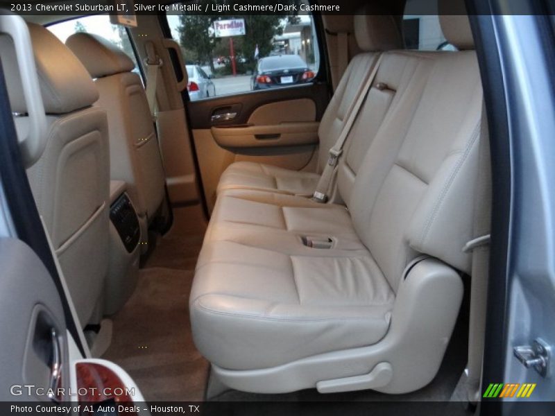 Silver Ice Metallic / Light Cashmere/Dark Cashmere 2013 Chevrolet Suburban LT