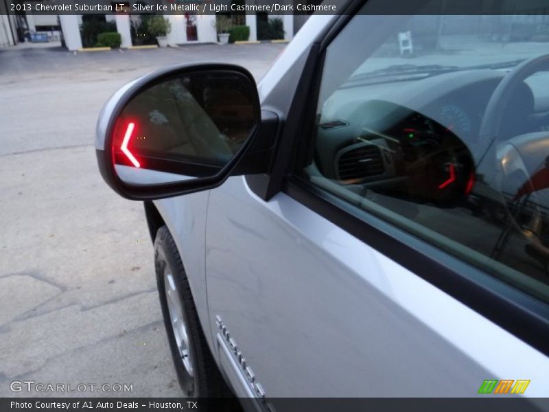 Silver Ice Metallic / Light Cashmere/Dark Cashmere 2013 Chevrolet Suburban LT