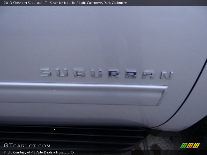 Silver Ice Metallic / Light Cashmere/Dark Cashmere 2013 Chevrolet Suburban LT