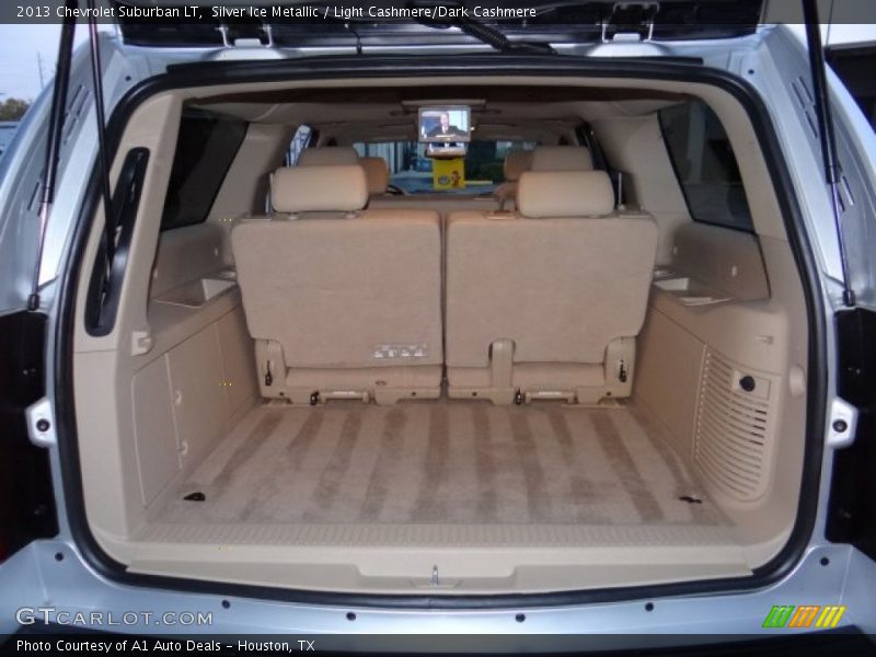 Silver Ice Metallic / Light Cashmere/Dark Cashmere 2013 Chevrolet Suburban LT