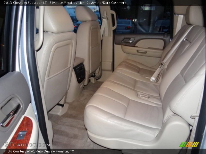 Silver Ice Metallic / Light Cashmere/Dark Cashmere 2013 Chevrolet Suburban LT