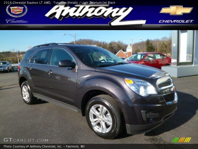 Tungsten Metallic / Light Titanium/Jet Black 2014 Chevrolet Equinox LT AWD