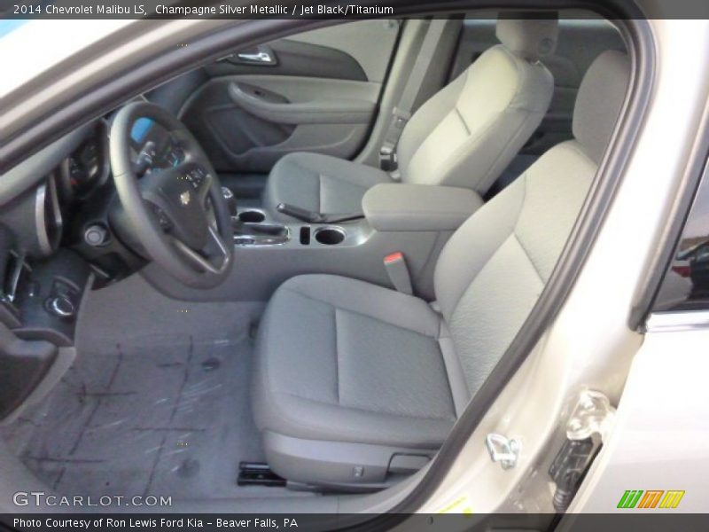 Champagne Silver Metallic / Jet Black/Titanium 2014 Chevrolet Malibu LS