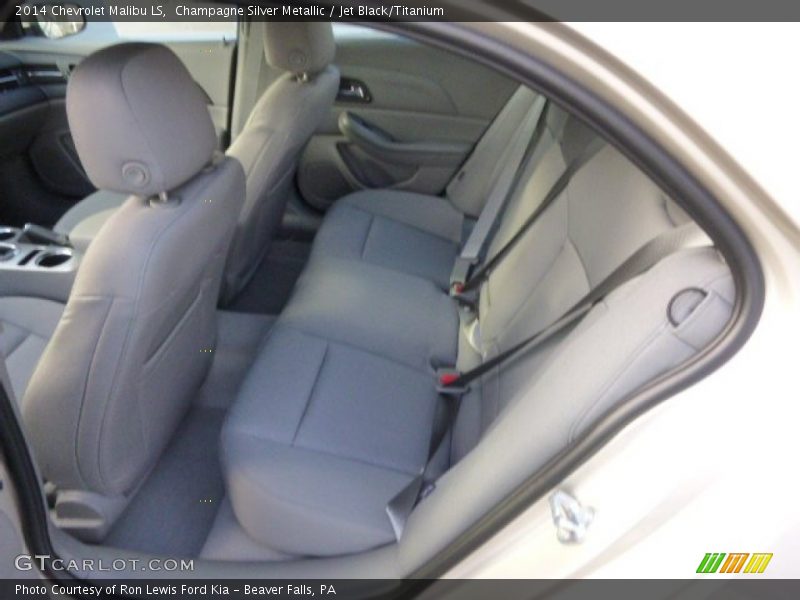 Champagne Silver Metallic / Jet Black/Titanium 2014 Chevrolet Malibu LS