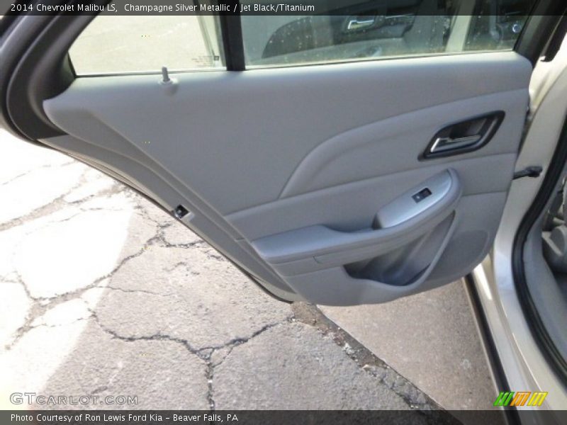 Champagne Silver Metallic / Jet Black/Titanium 2014 Chevrolet Malibu LS