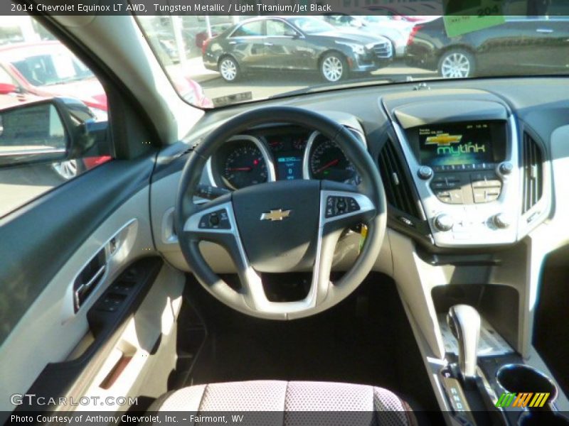 Tungsten Metallic / Light Titanium/Jet Black 2014 Chevrolet Equinox LT AWD