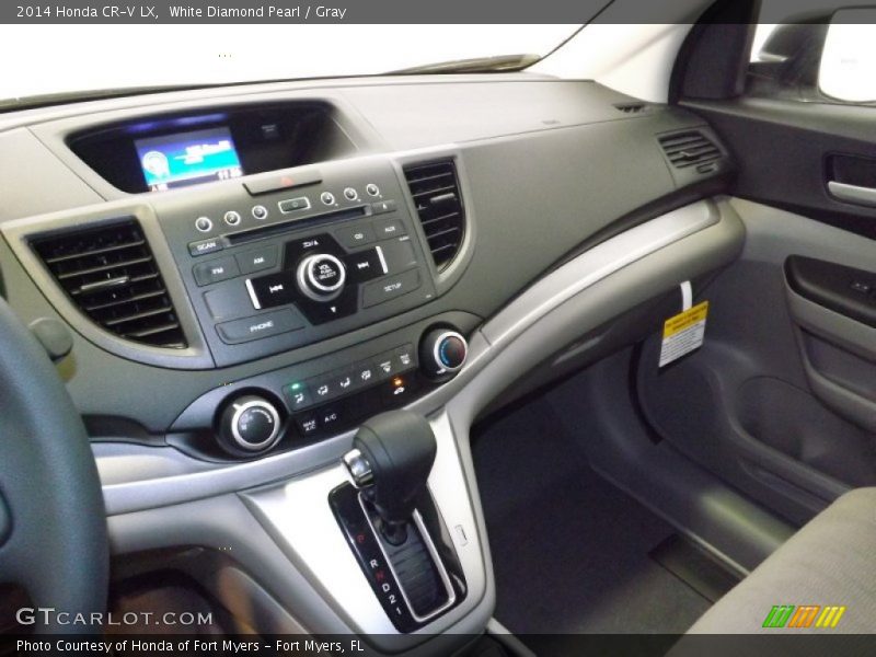 White Diamond Pearl / Gray 2014 Honda CR-V LX