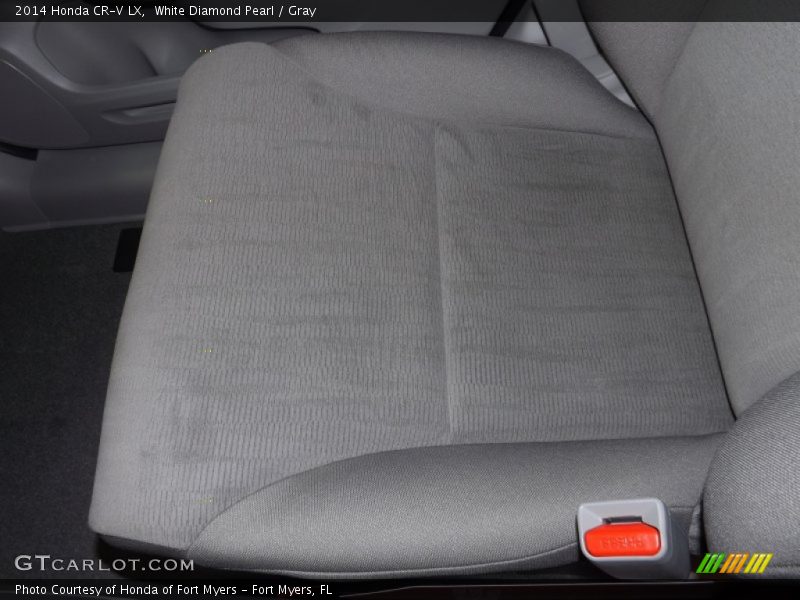 White Diamond Pearl / Gray 2014 Honda CR-V LX