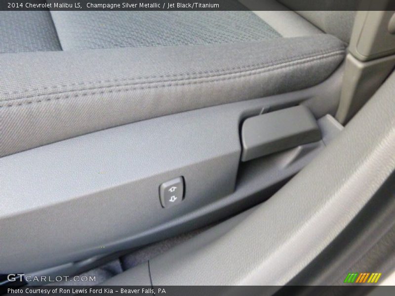 Champagne Silver Metallic / Jet Black/Titanium 2014 Chevrolet Malibu LS
