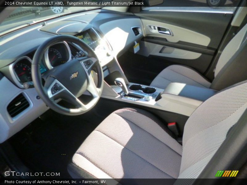 Tungsten Metallic / Light Titanium/Jet Black 2014 Chevrolet Equinox LT AWD