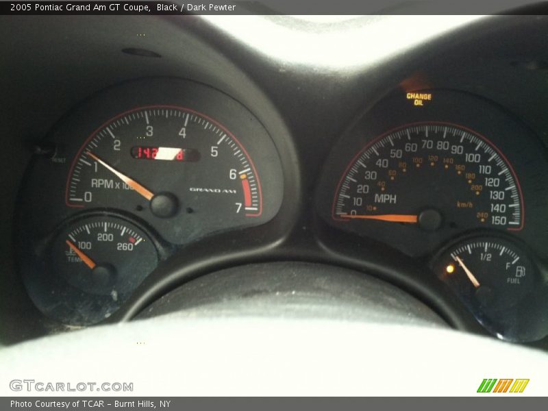 Black / Dark Pewter 2005 Pontiac Grand Am GT Coupe