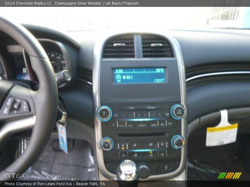 Champagne Silver Metallic / Jet Black/Titanium 2014 Chevrolet Malibu LS