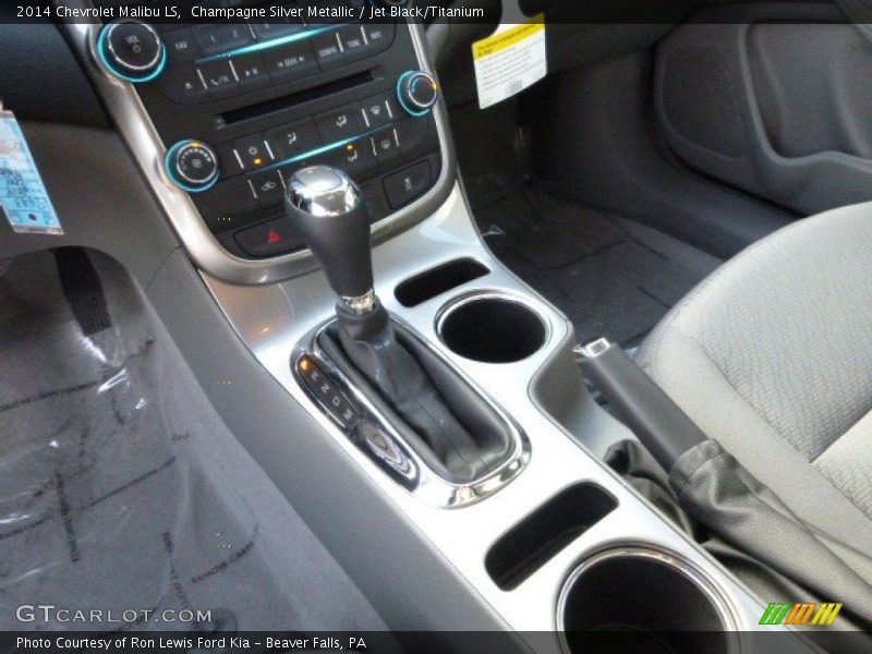 Champagne Silver Metallic / Jet Black/Titanium 2014 Chevrolet Malibu LS