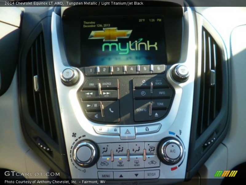 Tungsten Metallic / Light Titanium/Jet Black 2014 Chevrolet Equinox LT AWD
