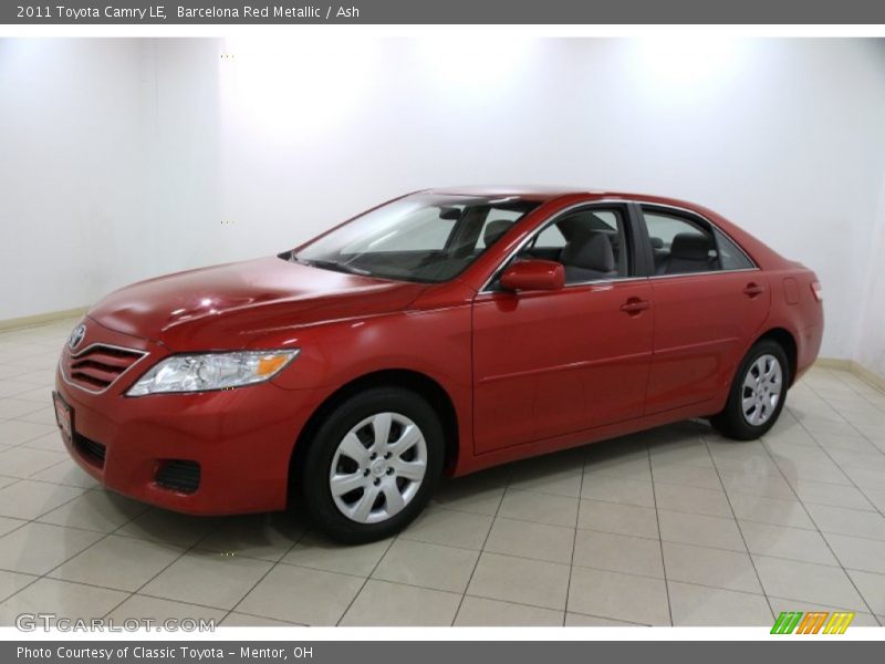 Barcelona Red Metallic / Ash 2011 Toyota Camry LE